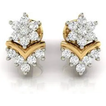 White Gold Earring